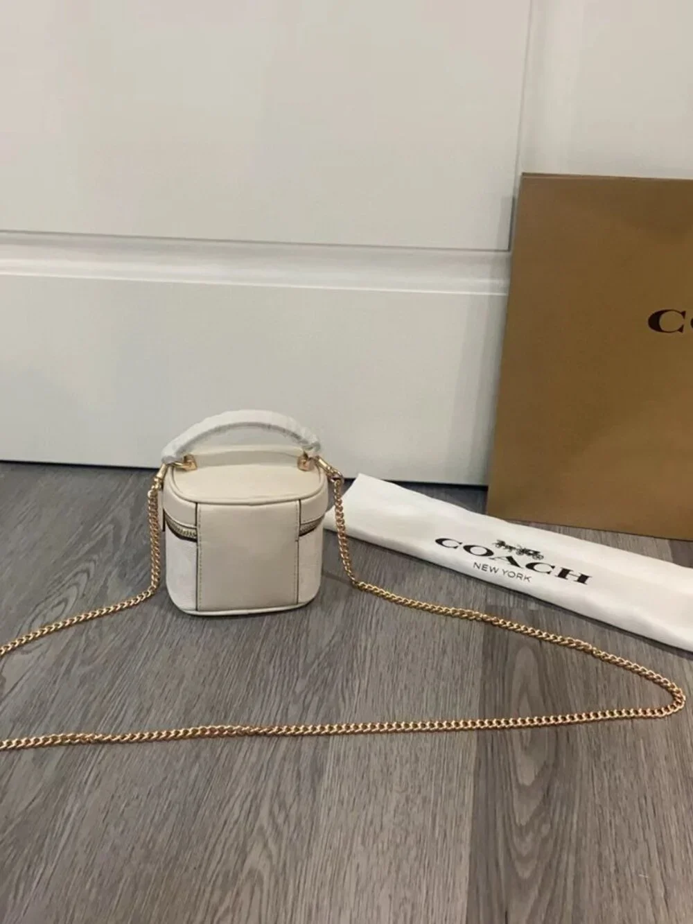 A makeup bag